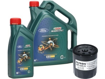 CASTROL MAGNATEC 5W20 E 6L+FILTR OLEJU OP629/2