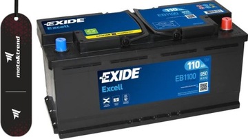 Акумулятор EXIDE EXCELL p+ 110Ah / 850A B1100