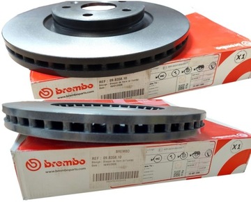 2 X BREMBO 09.B358. 10 Передні гальмівні диски OPEL
