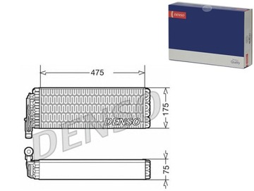 ВИПАРНИК КОНДИЦІОНЕРА IVECO STRALIS 10.3 D-8.0 D 02.