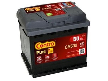 CENTRA PLUS AKUMULATOR 50AH 450A P+