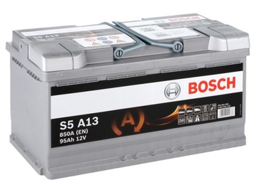 Аккумулятор BOSCH P+ 95AH 850A START STOP AGM 0 092 S5A 130 12V SILVER