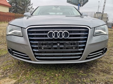 AUDI A8 D4 LY7G PRZÓD MASKA ZDERZAK LAMPY 4H0 KPL