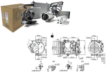 NISSENS КОМПРЕСОР КОНДИЦІОНЕРА LEXUS RX 3.5 02.06 -