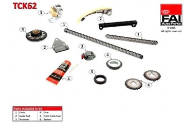 Комплект ланцюга ГРМ FAI AutoParts 1276277 128