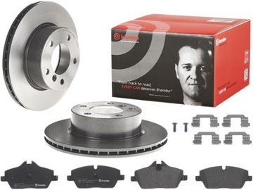 BREMBO TARCZE+KLOCKI PRZÓD BMW 1 E81 E87 284MM