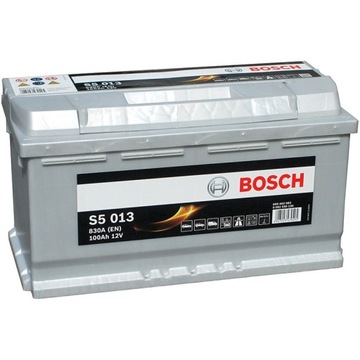 Akumulator Bosch Silver S5 12V 100Ah 830A P+