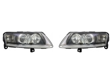 REFLEKTORY LAMPY AUDI A6 C6 04-08 TYC KOMPLET