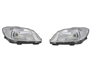 Skoda Fabia II 06-14 reflektory lampy H4 komplet