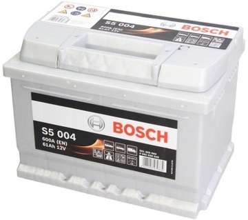 аккумулятор BOSCH SILVER S5 61AH 600A s5004 S5 004