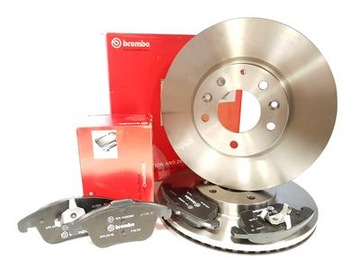 BREMBO TARCZE+KLOCKI PRZÓD PEUGEOT 508 304MM