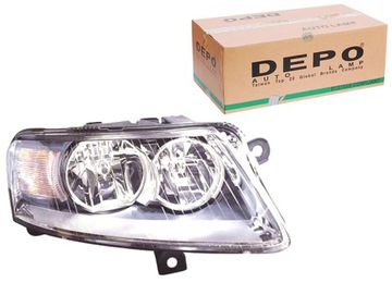 DEP446-1111R-LD-EM REFLEKTOR AUDI A6 H1/H7 04-11 P