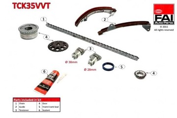 КОМПЛЕКТ ЛАНЦЮГА ГРМ TOYOTA DOHC AVENSIS 00-03