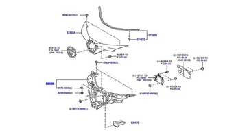 C-HR 20-23 WZMOCNIENIE ATRAPA RADAR ZDERZAK