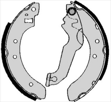 STARLINE ГАЛЬМІВНІ КОЛОДКИ S BC 04800 КОМПЛ
