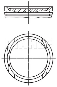 Поршень MAHLE 010 05 00