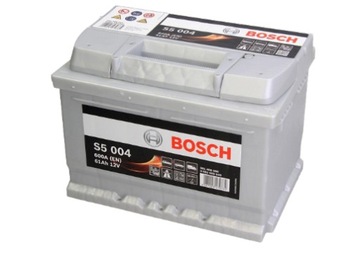 AKUMULATOR BOSCH S5 004 61AH 600A P+