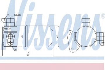 Osuszacz Nissens 95432 AUDI A8