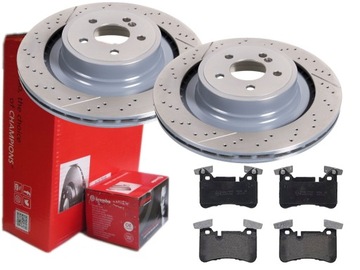 TARCZE KLOCKI BREMBO TYŁ MERCEDES AMG C218 C204