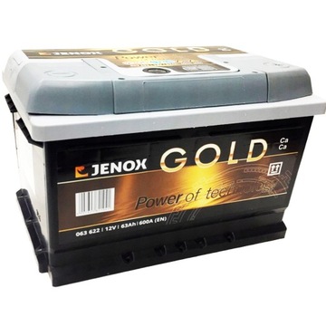 AKUMULATOR JENOX GOLD 12V 63AH 610A P+