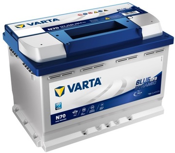 AKUMULATOR VARTA BLUE DYNAMIC EFB 70AH, 760A, N70