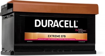 Акумулятор Duracell EXTREME DE75 EFB 12V 75Ah 730a