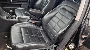SEAT EXEO сидіння оббивка шкіра чорний седан