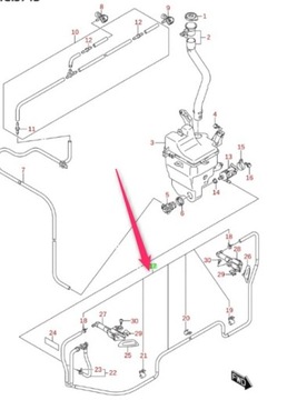 Линия Омывателя Фар Suzuki