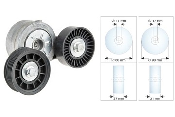 NAPINACZ PASKA ALTERNATORA JEEP CHEROKEE 4.7 05-