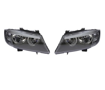 BMW 3 E90, E91 2004-12 reflektory lampy komplet H7