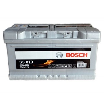 Akumulator Bosch Silver S5 12V 85Ah 800A P+