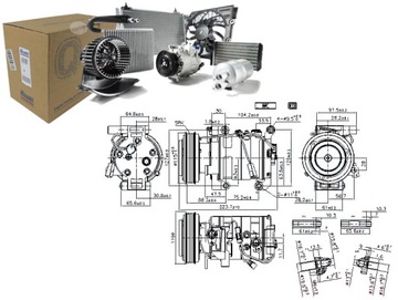 КОМПРЕСОР КОНДИЦІОНЕРА MAZDA 3 5 1.8/2.0 10.03-05.