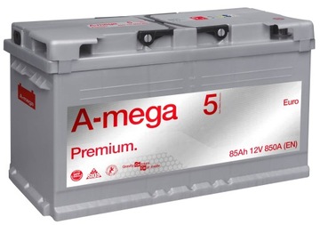 Акумулятор AMEGA Premium M5 12V 85ah 850A