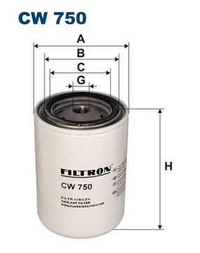 FILTRON CW 750 фільтр охолоджуючої рідини