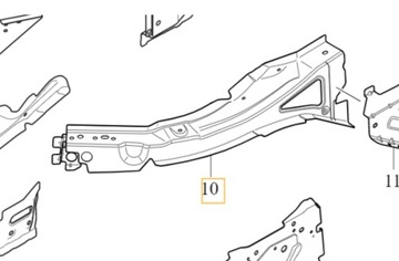 VOLVO XC60 II fartuch poszycie prawej podluznicy O