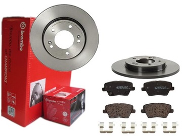 TARCZE KLOCKI BREMBO TYŁ HYUNDAI I30 PDE 272MM