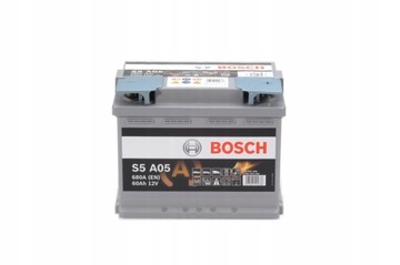 Akumulator Bosch S5 AGM 60AH 680A L- S5A05