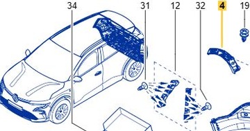 Декоративна планка Renault Megane E-TECH 859323510R