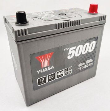 Akumulator Yuasa YBX 5053 12V 50Ah 450A Honda