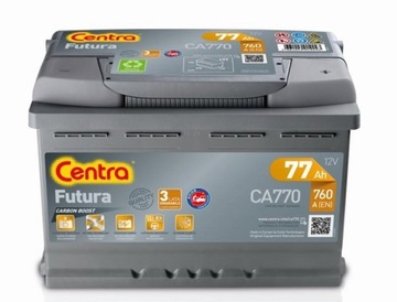 Akumulator CENTRA FUTURA CA770 77 Ah 760 A