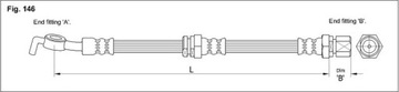 STARLINE ГАЛЬМІВНИЙ ШЛАНГ ELAST S HA ST. 1064 ШТ