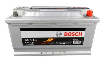 Аккумулятор BOSCH SILVER S5013 100AH 830A P+