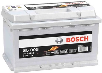 Акумулятор BOSCH SILVER S5008 77AH 780a