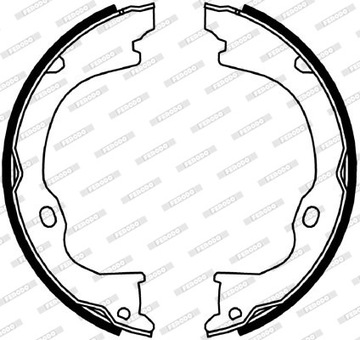 SZCZĘKI HAMULCOWE FERODO FSB4060