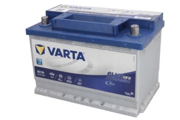 Varta BLUE DYNAMIC N70 EFB 70AH 760A P+