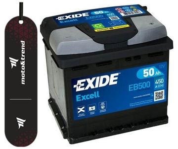 AKUMULATOR EXIDE EXCELL P+ 50AH/450A EB500