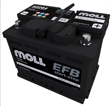 Батарея MOLL EFB 64ah 620A START STOP L2 Гарантія 3 роки