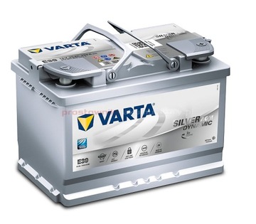 Аккумулятор 70ah 760a Varta Silver AGM E39