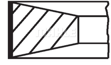 Поршневі Кільця MAHLE 039 RS 00113 0N1