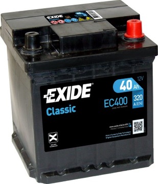 AKUMULATOR EXIDE CLASSIC P+ 40AH/320